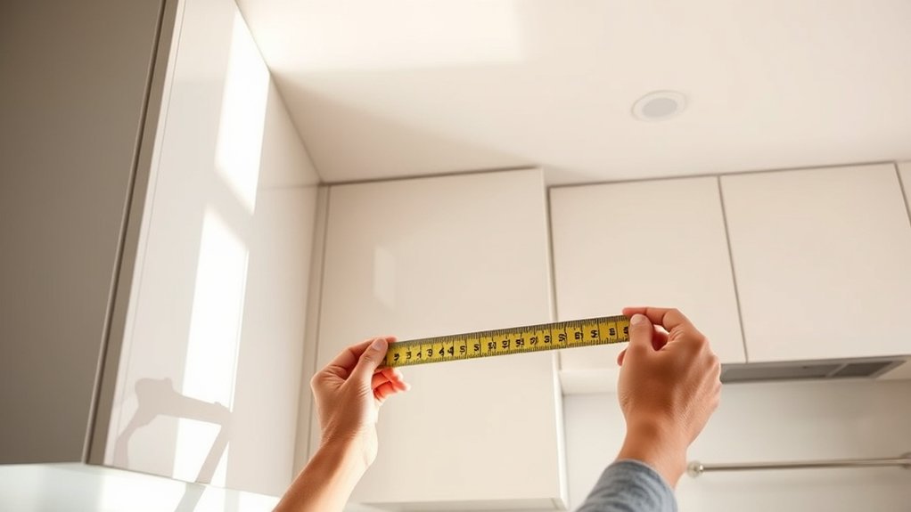 accurate measurements for cabinets