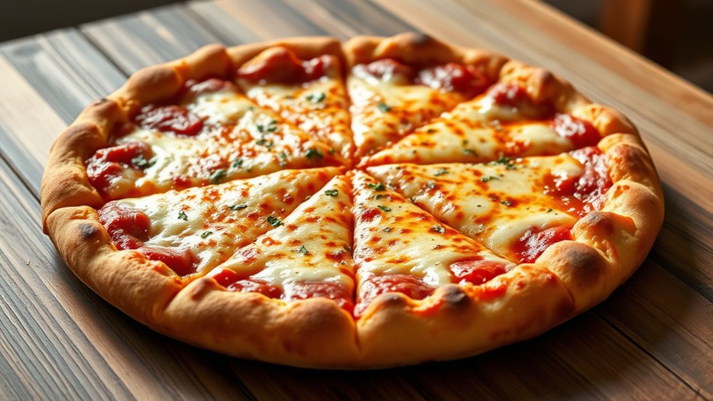 affordable classic cheese pizza