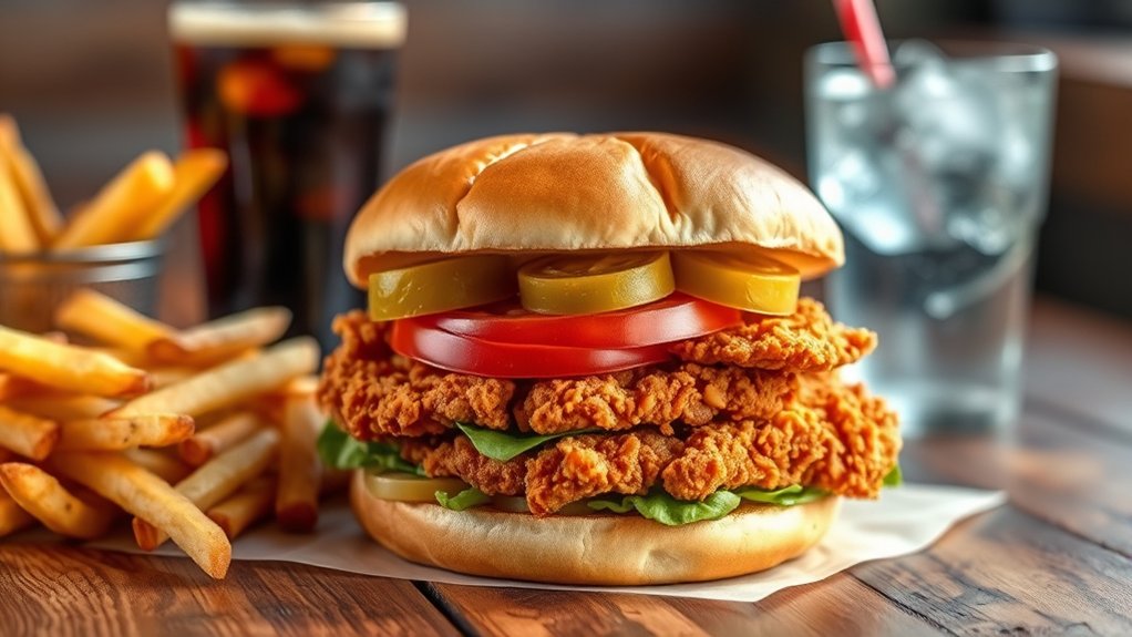 affordable crispy chicken sandwich