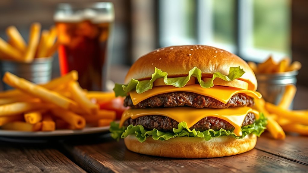 affordable customizable classic burger