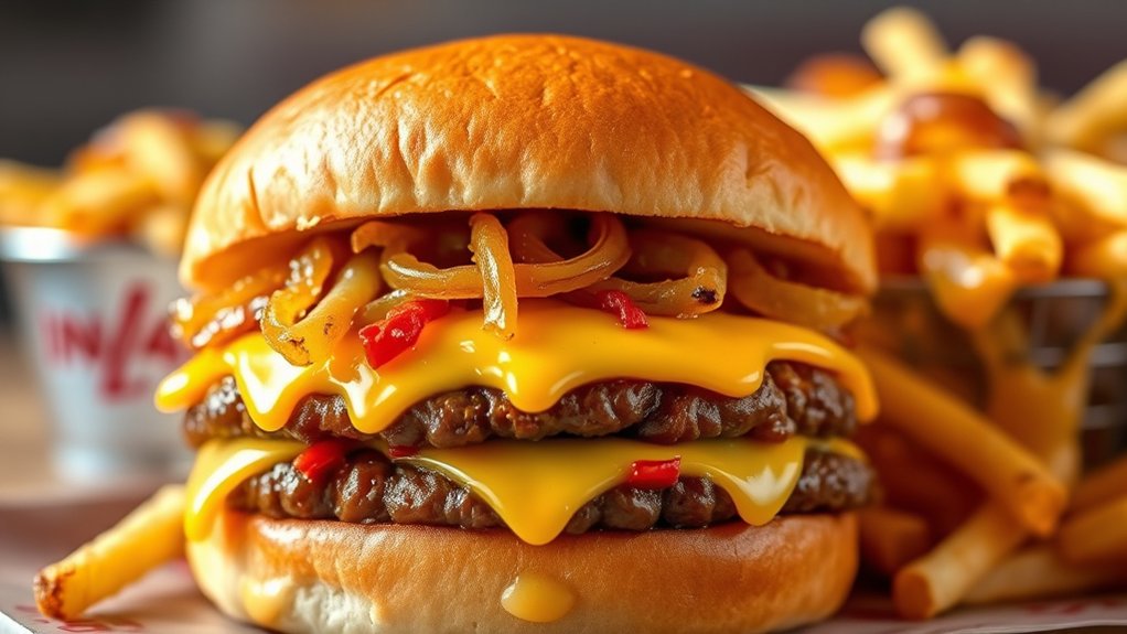 animal style burger upgrade