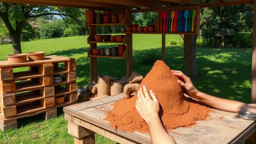 build a children s outdoor play kitchen