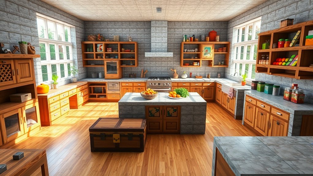 build a functional kitchen