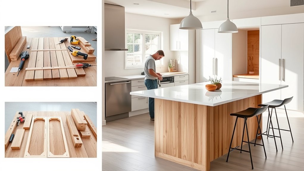build a functional kitchen island