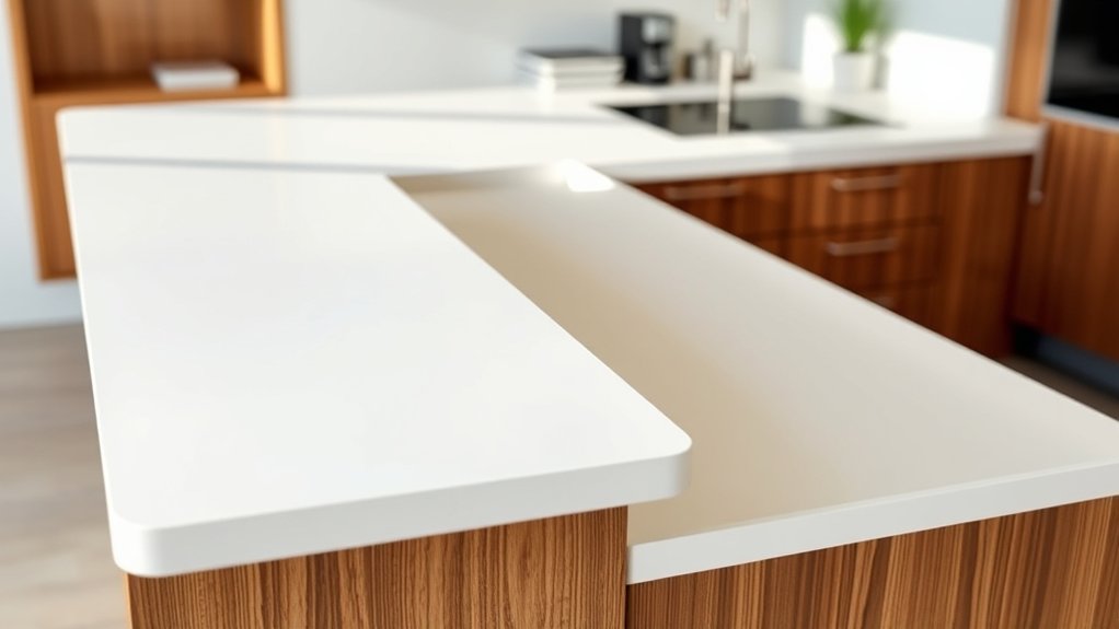 cabinet depth influences countertop