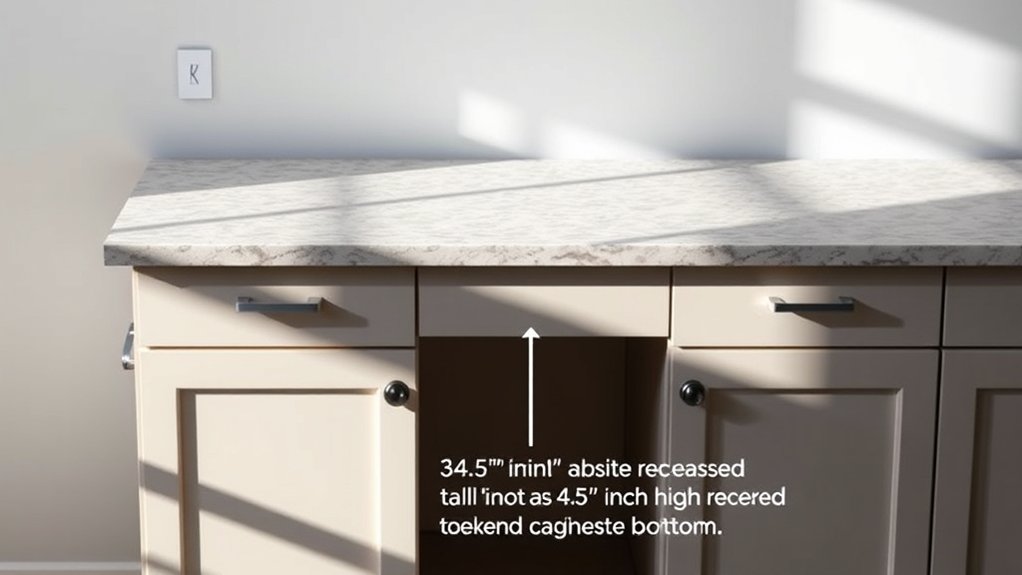 cabinet height and clearance