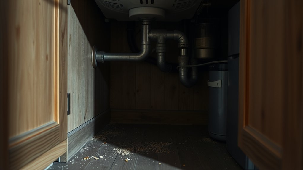 check hidden dark corners