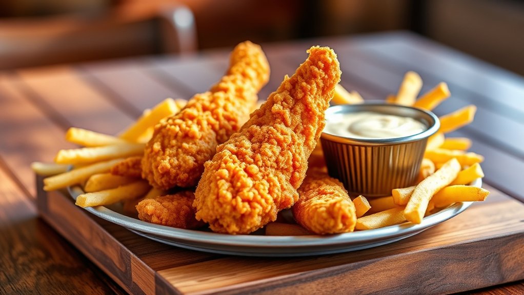 chicken tenders with sides