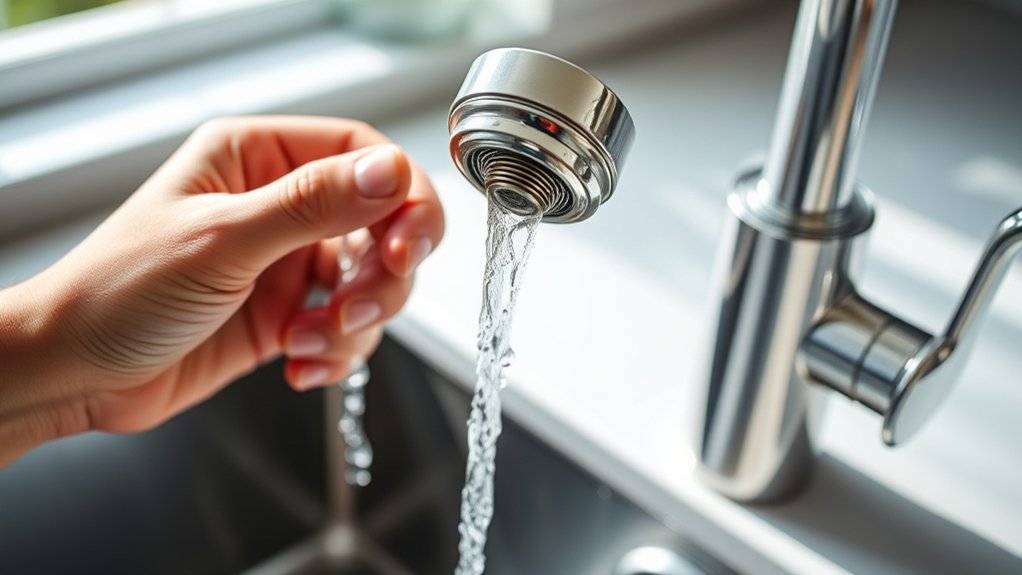 clean aerator for better flow