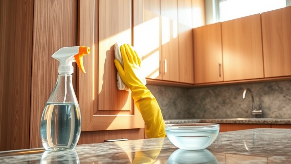 clean wipe dry organize