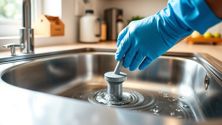 clear kitchen sink clog