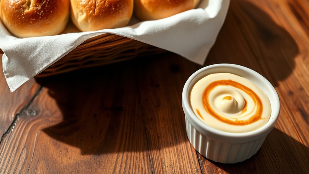 complimentary warm cinnamon rolls