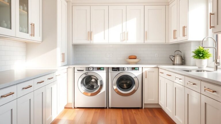 concealing laundry appliances stylishly