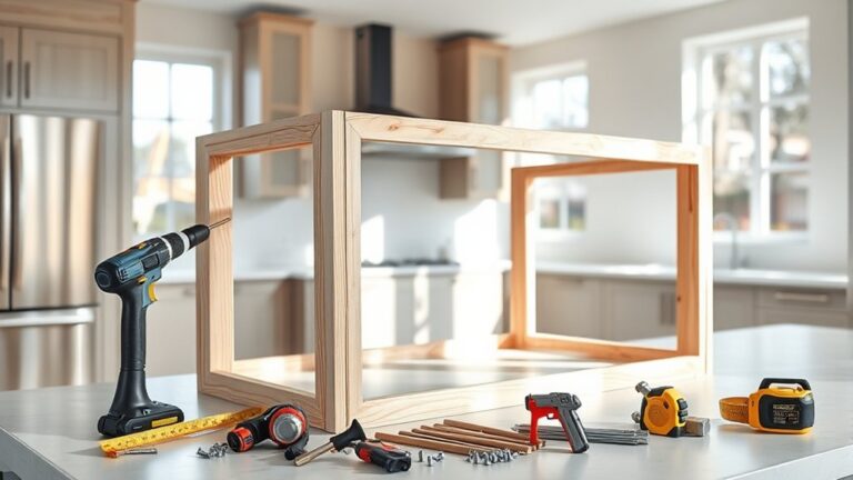 constructing a functional kitchen island