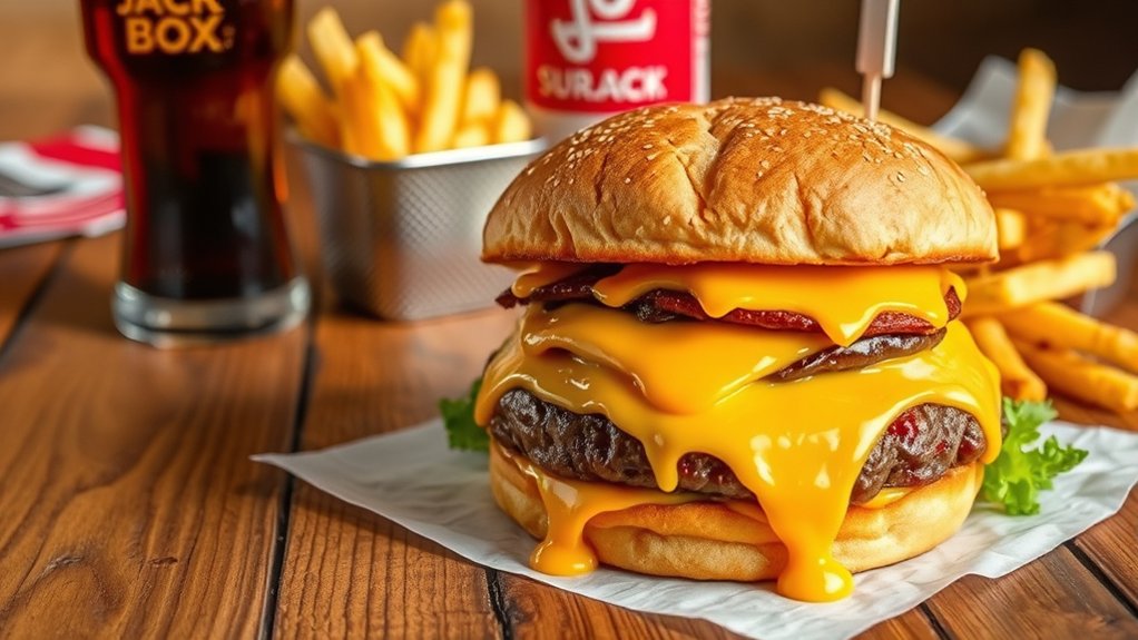 crispy savory customizable burger