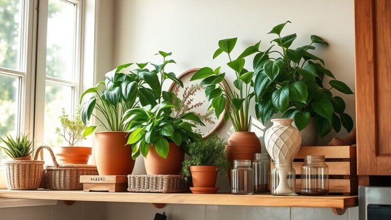 decorate cabinet tops creatively