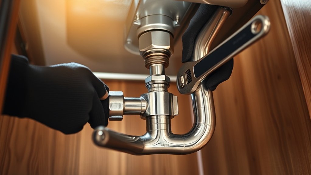 disconnect and inspect plumbing