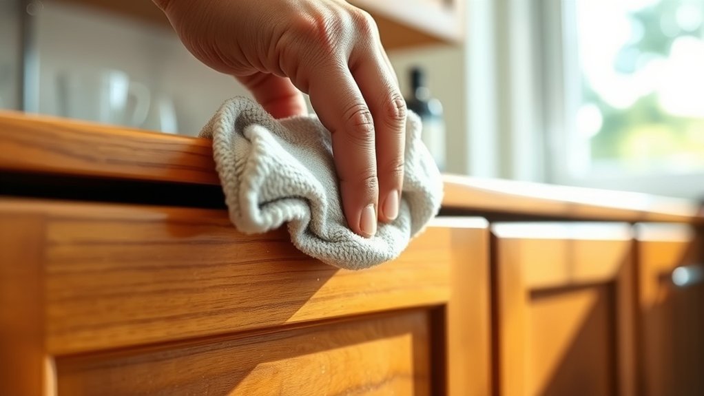 dust vacuum and wipe