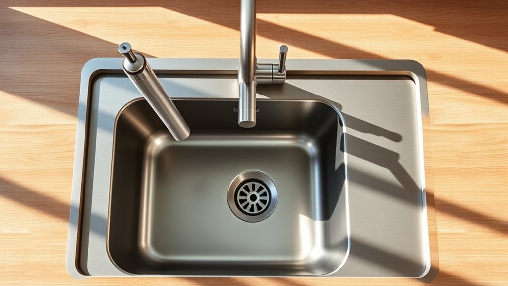 faucet drain cabinet compatibility