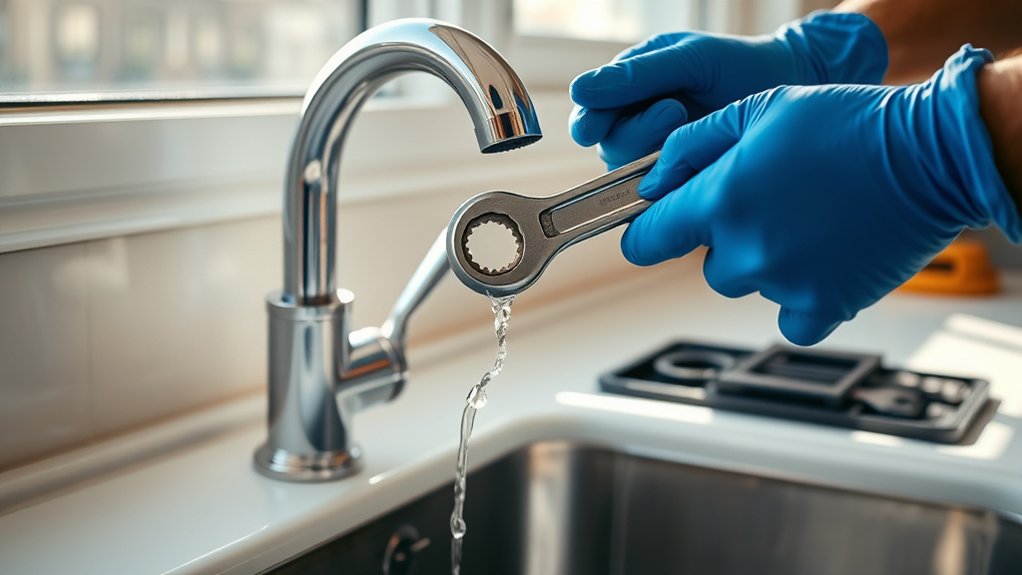 fixing a dripping faucet