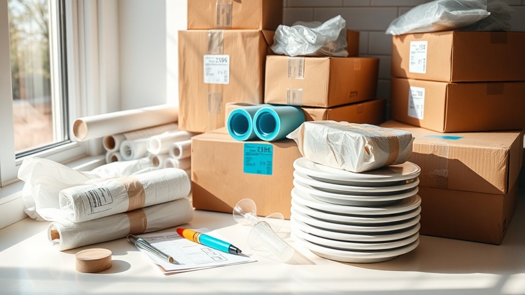gather organize label pack