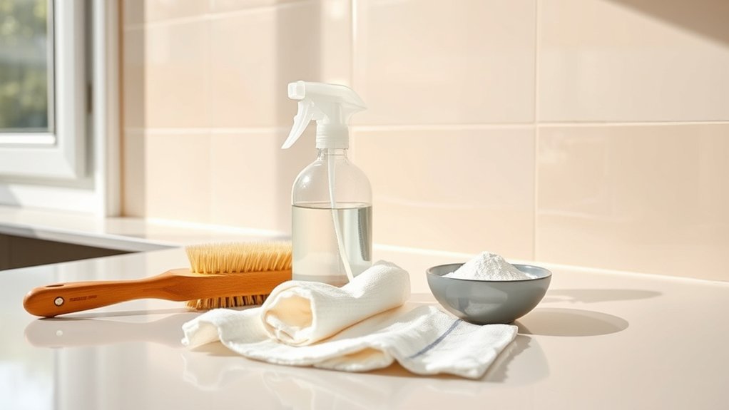 gather proper cleaning supplies
