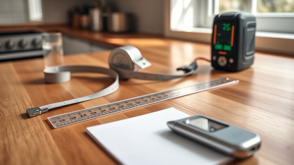 gather proper measuring tools