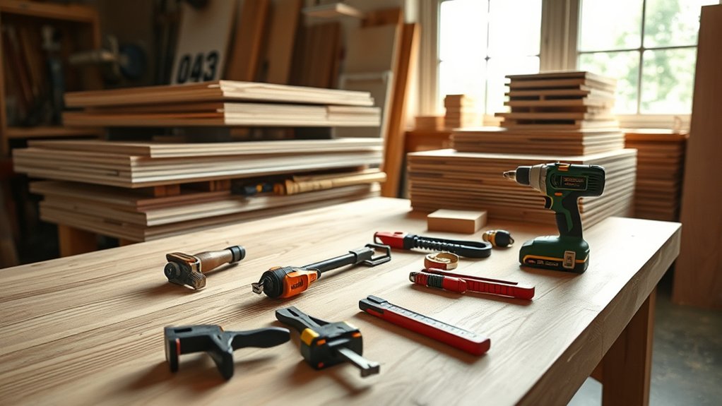 gather tools and materials