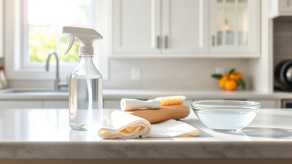 gentle cleaning supplies and safety