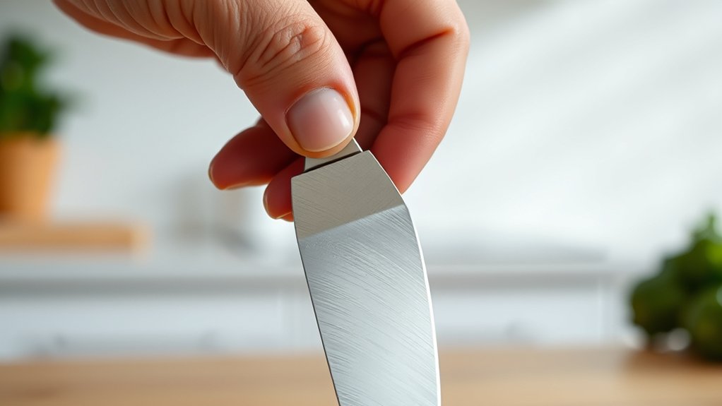 gentle steady sharpening technique