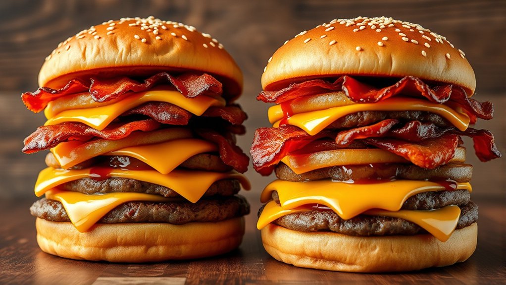 hearty bacon cheeseburger delight
