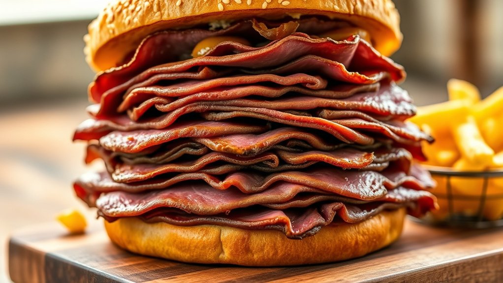 hearty beef sandwich satisfaction