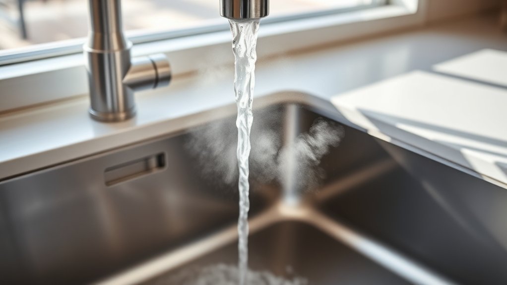 hot water clears drain