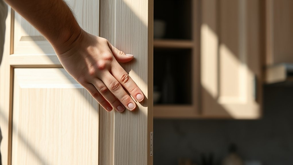 identify cabinet material first