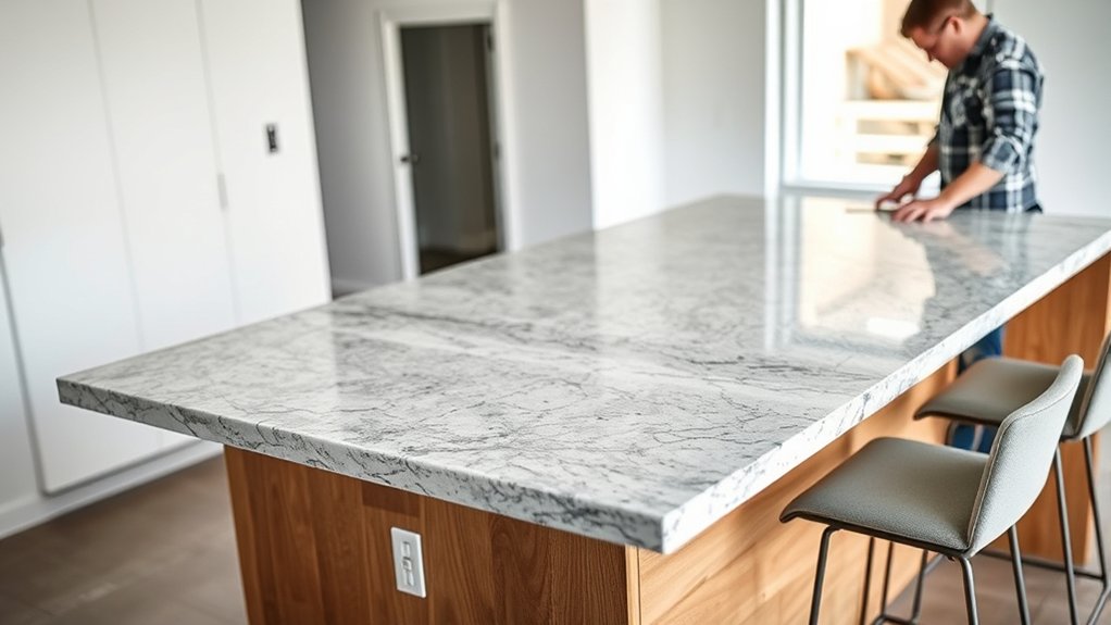 install countertop add seating