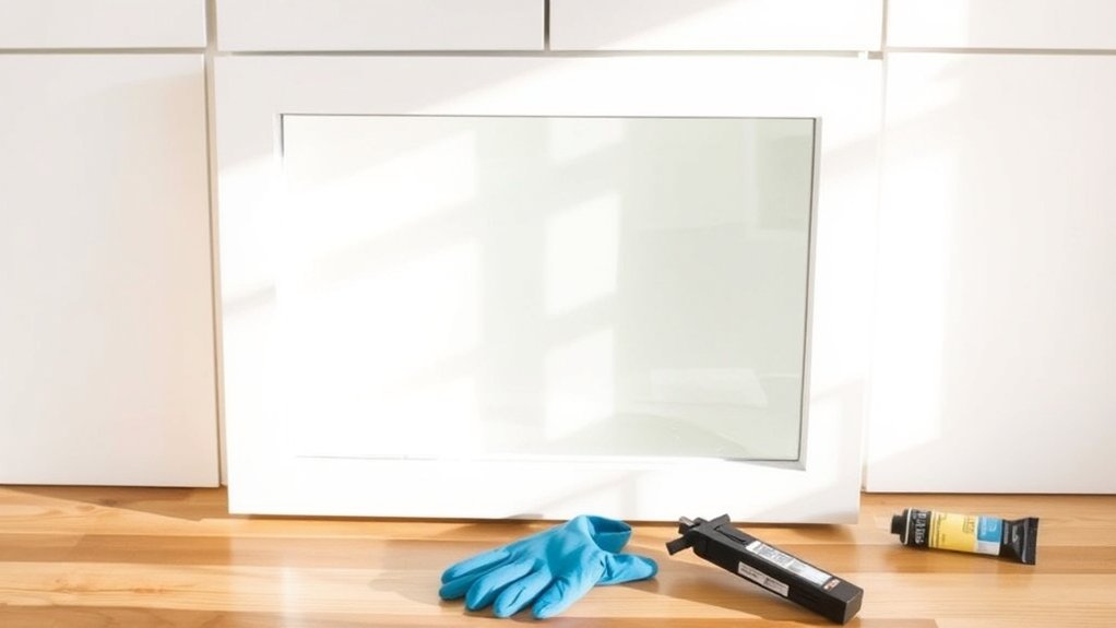 install glass panels easily
