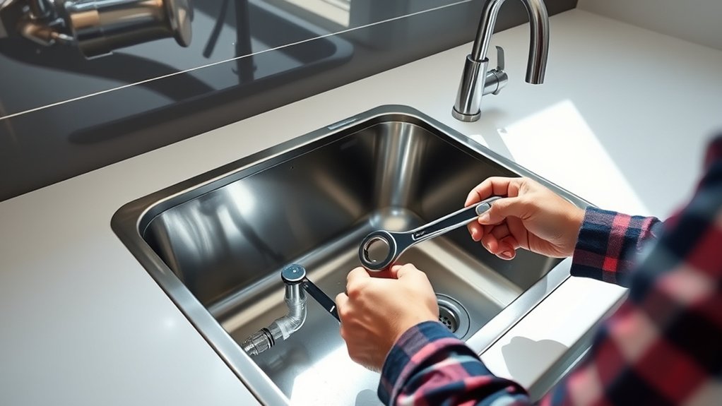 install sink in three steps