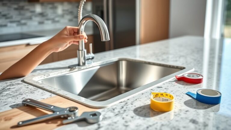 installing a kitchen sink
