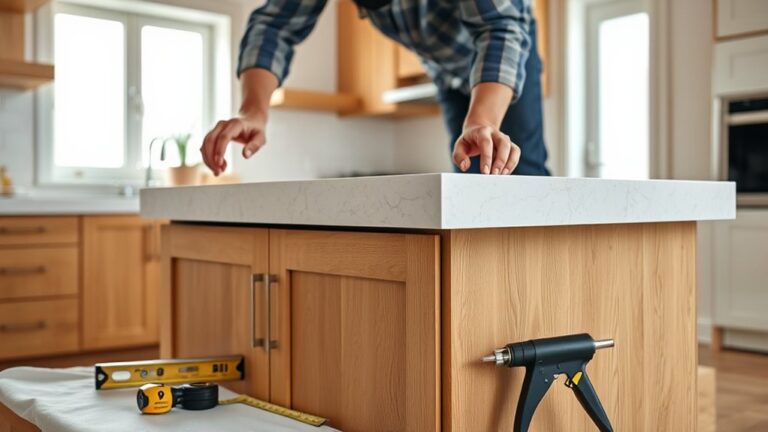 installing countertops in five steps