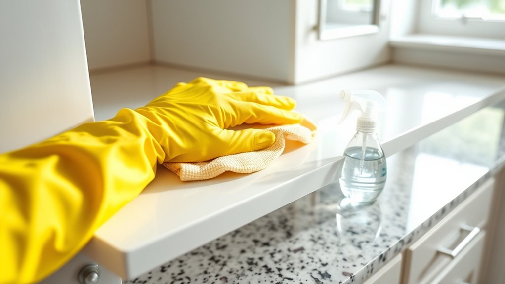 kitchen cabinet grease removal