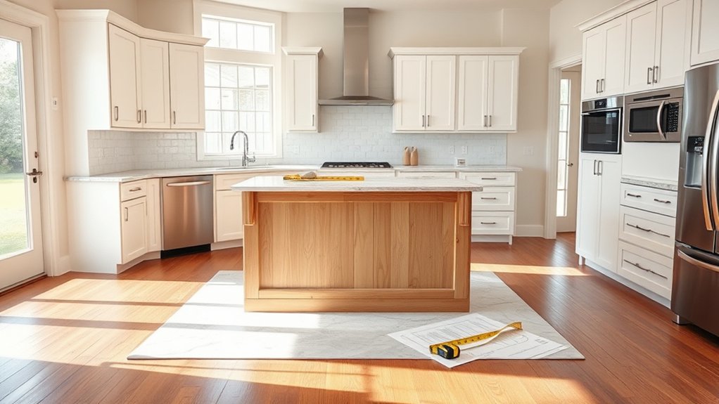 kitchen island planning tips