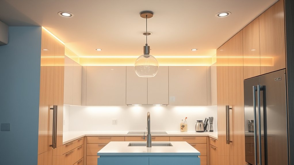 layered kitchen lighting strategy