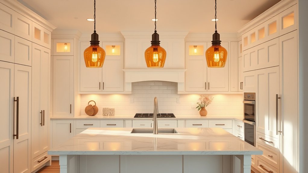 layered warm dimmable lighting