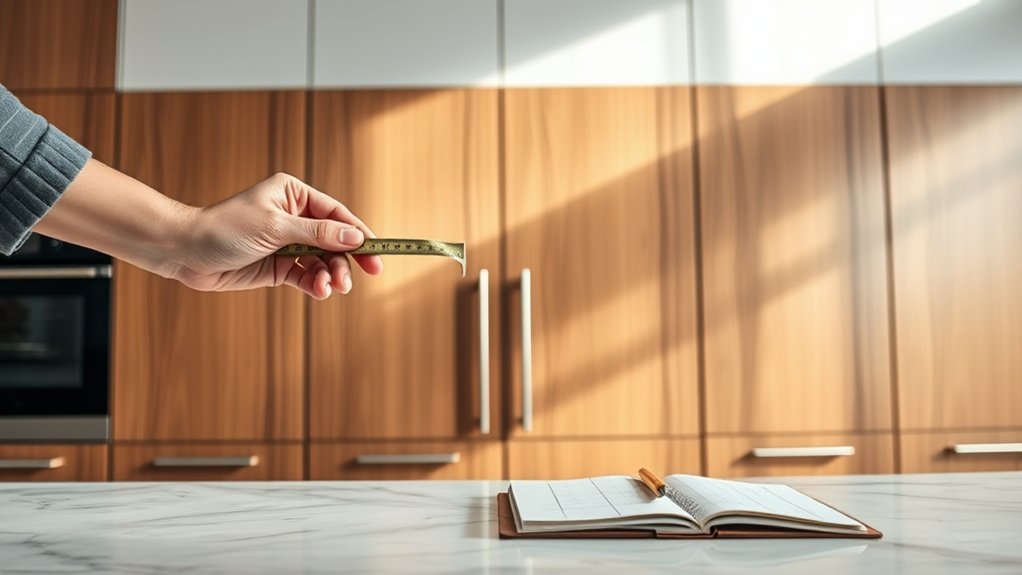 measuring cabinet doors accurately