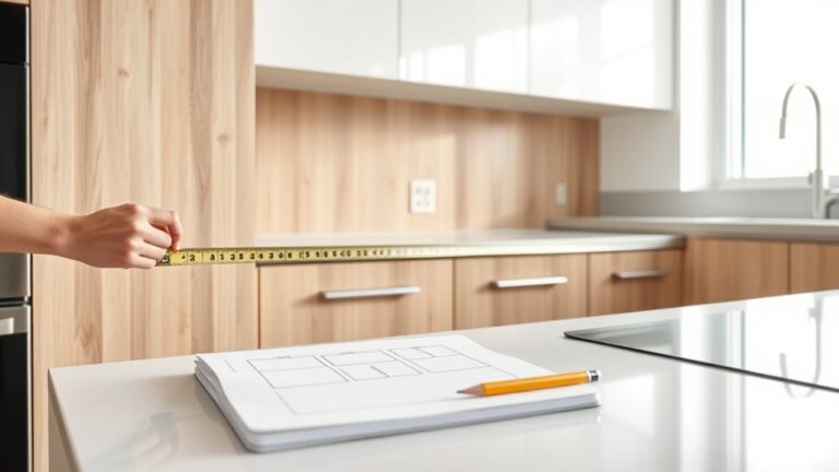 measuring cabinets accurately