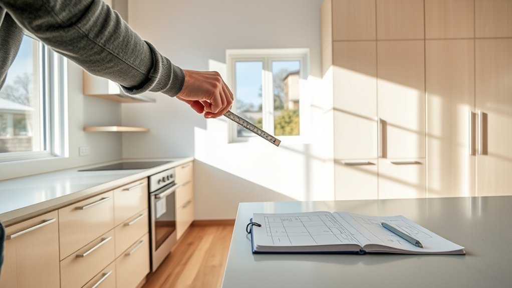 measuring guide for cabinets