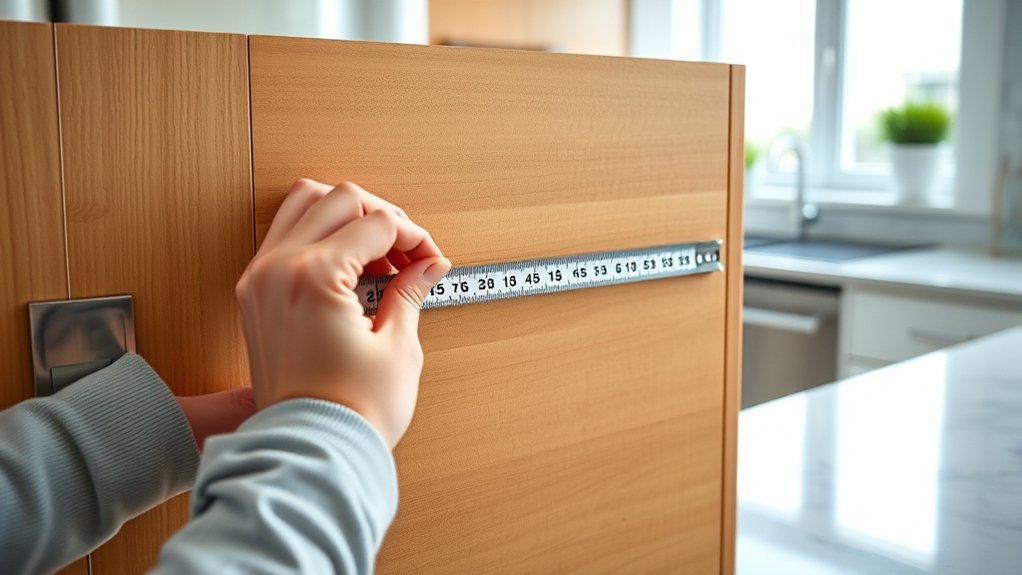 measuring kitchen cabinet dimensions