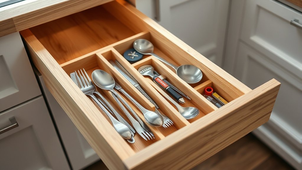 organize drawers by purpose