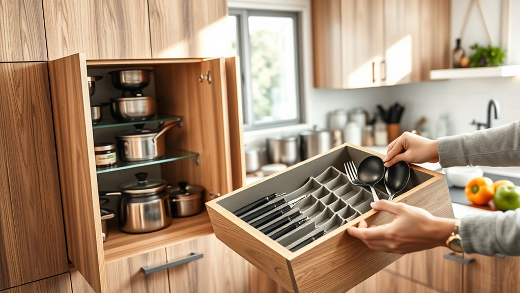organize kitchen for efficiency