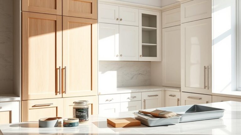 paint kitchen cabinets easily